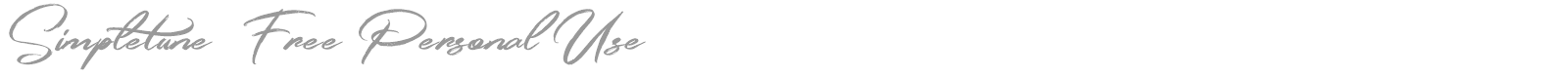 Simpletune font preview